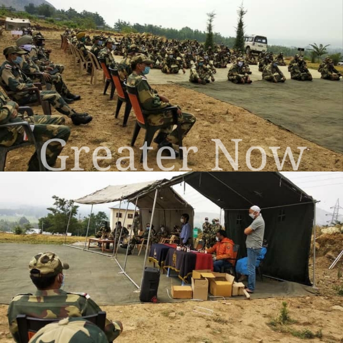 AYUSH Health Department Ganderbal Organised Awareness Cum Medical Camp At BSF HQ Manisbal