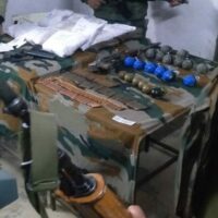Trio held with brown sugar, rifle and grenades