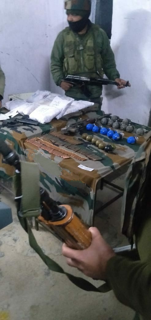 Trio held with brown sugar, rifle and grenades