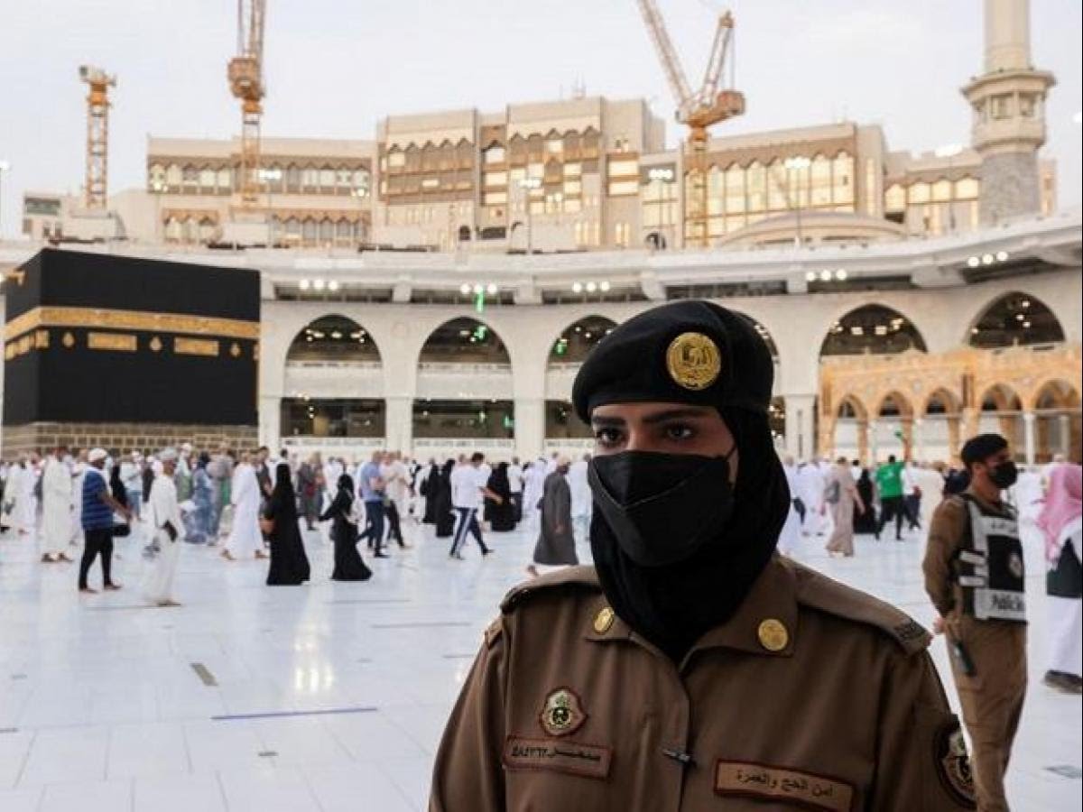 For the first time, Saudi women stand guard in Mecca during Hajj