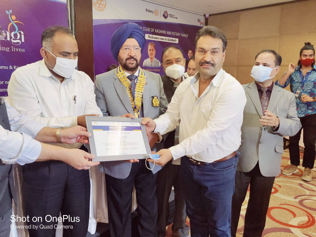BMO Boniyar honoured with Rotary health award