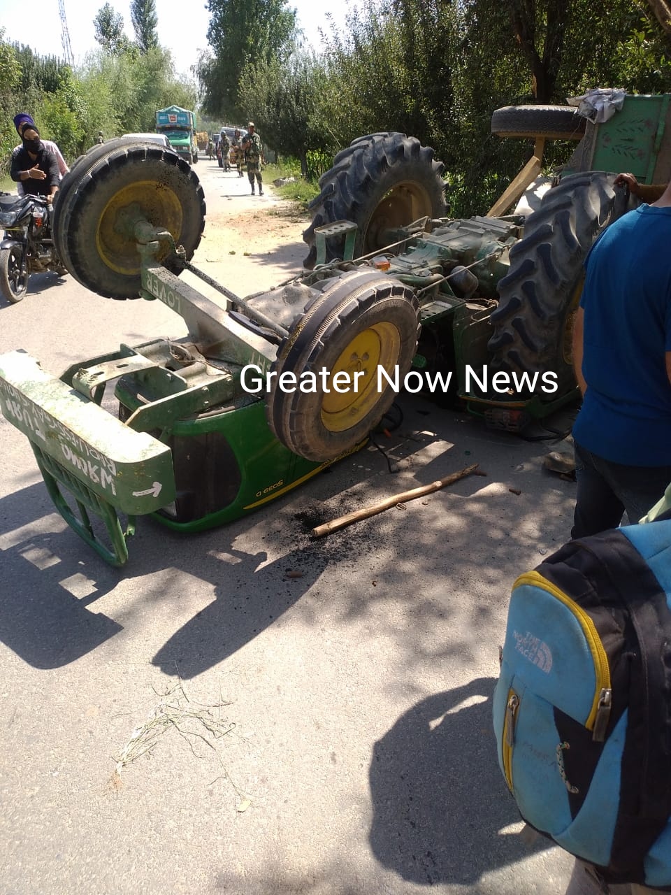 Tractor driver dies in a road accident in North Kashmir’s Rafiabad