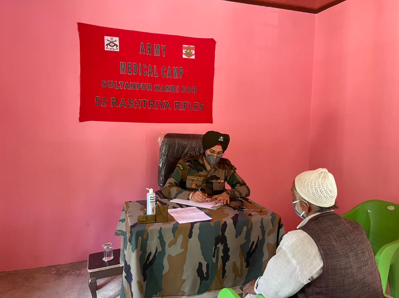 Free Medical Camp held at Sultanpur Kandi Army camp