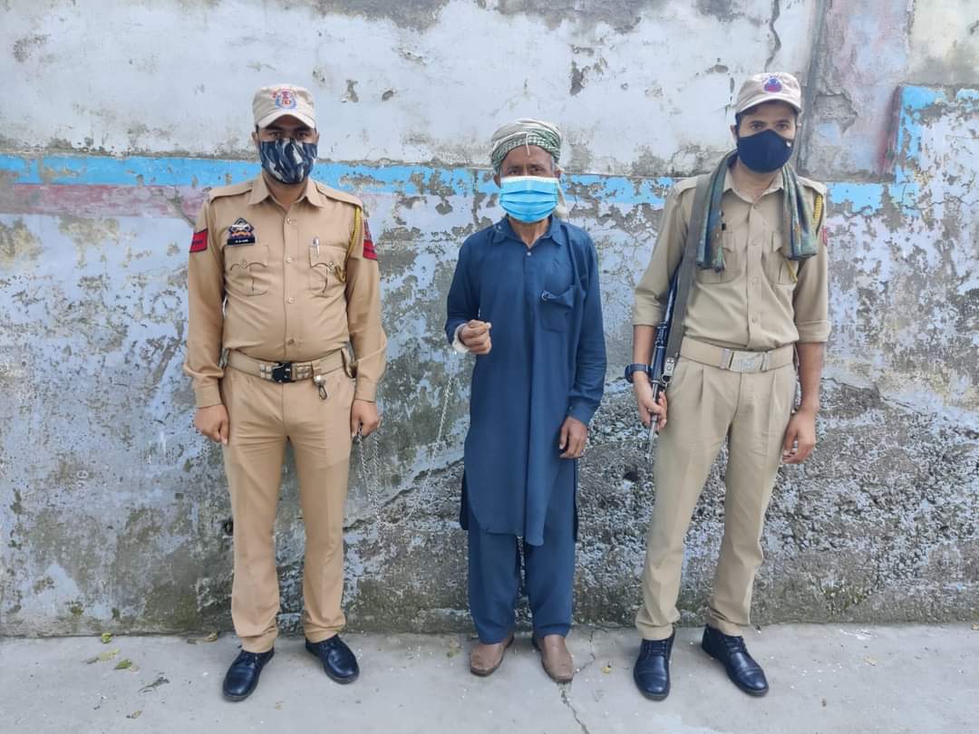 Ex-Militant turned Absconder of HM outfit arrested by Kishtwar Police after 19 years