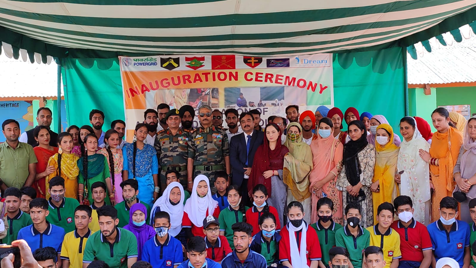 Digitisation of Army Goodwill Schools in kashmir in collaboration with PGCIL
