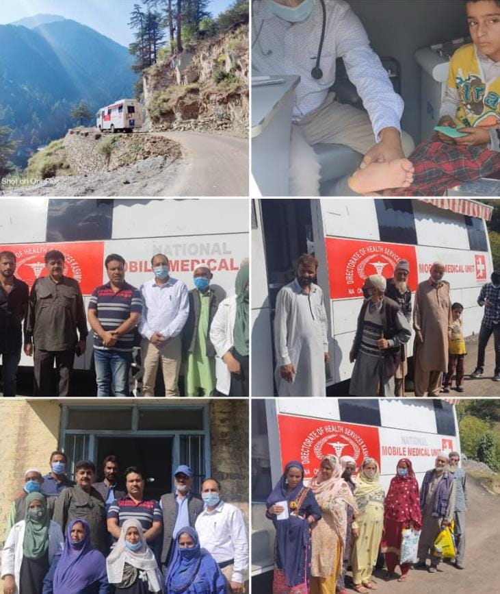CMO B’la organised medical camp in the Burnate village of sub division Uri