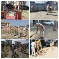 Swachhta Pledge Cermony Held In Police District Sopore