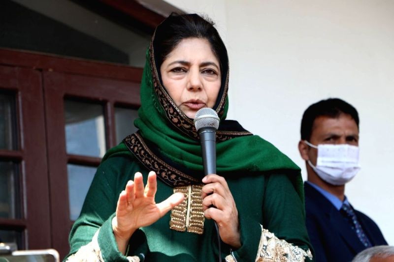 Govt uses iron fist against its own people but welcomes Chinese troops: Mehbooba Mufti