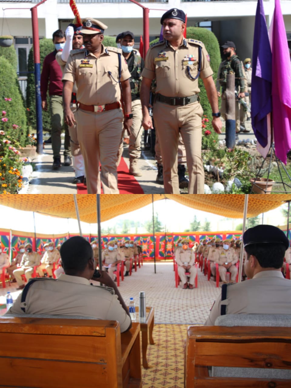 DIG NKR Baramulla visits Bandipora, reviews security scenario
