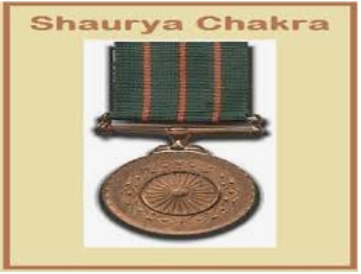 President Confers Shaurya Chakra On DIG Amit Kumar