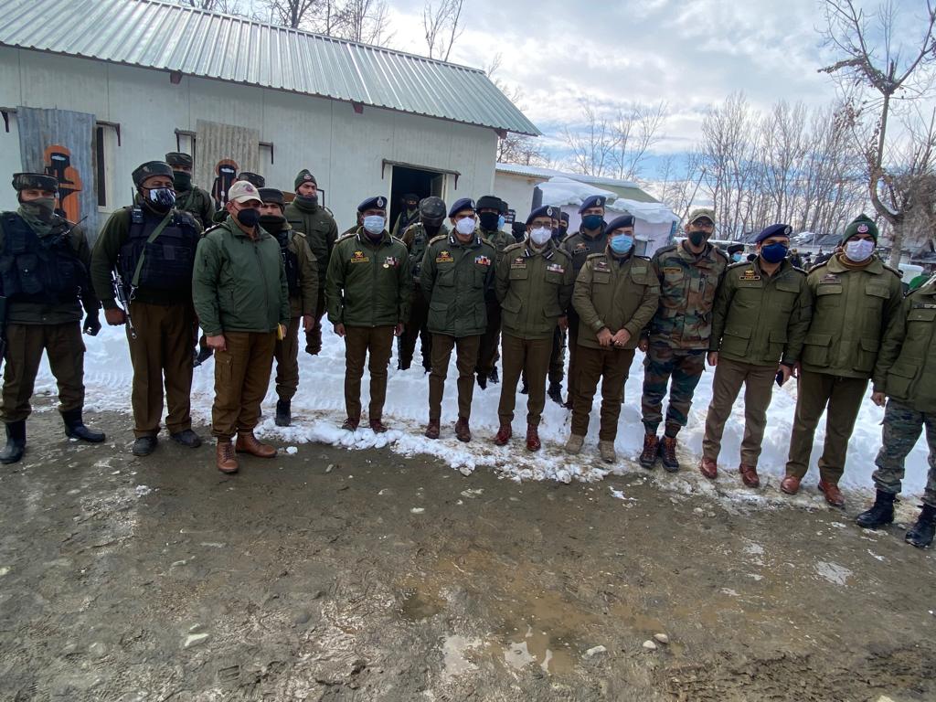 IGP Visits Kulgam Encounter Site, Reviews ‘Operational Aspects’