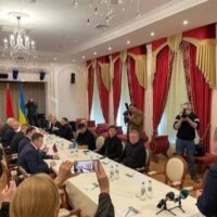 Ukraine, Russia envoys talk under shadow of nuclear threat