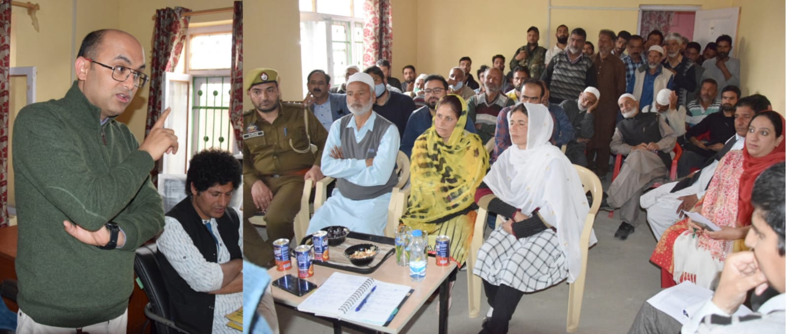 DC B’la Presides Over Block Divas at Tujjar Shareef Sopore; Listens Several Public Issues, Demands