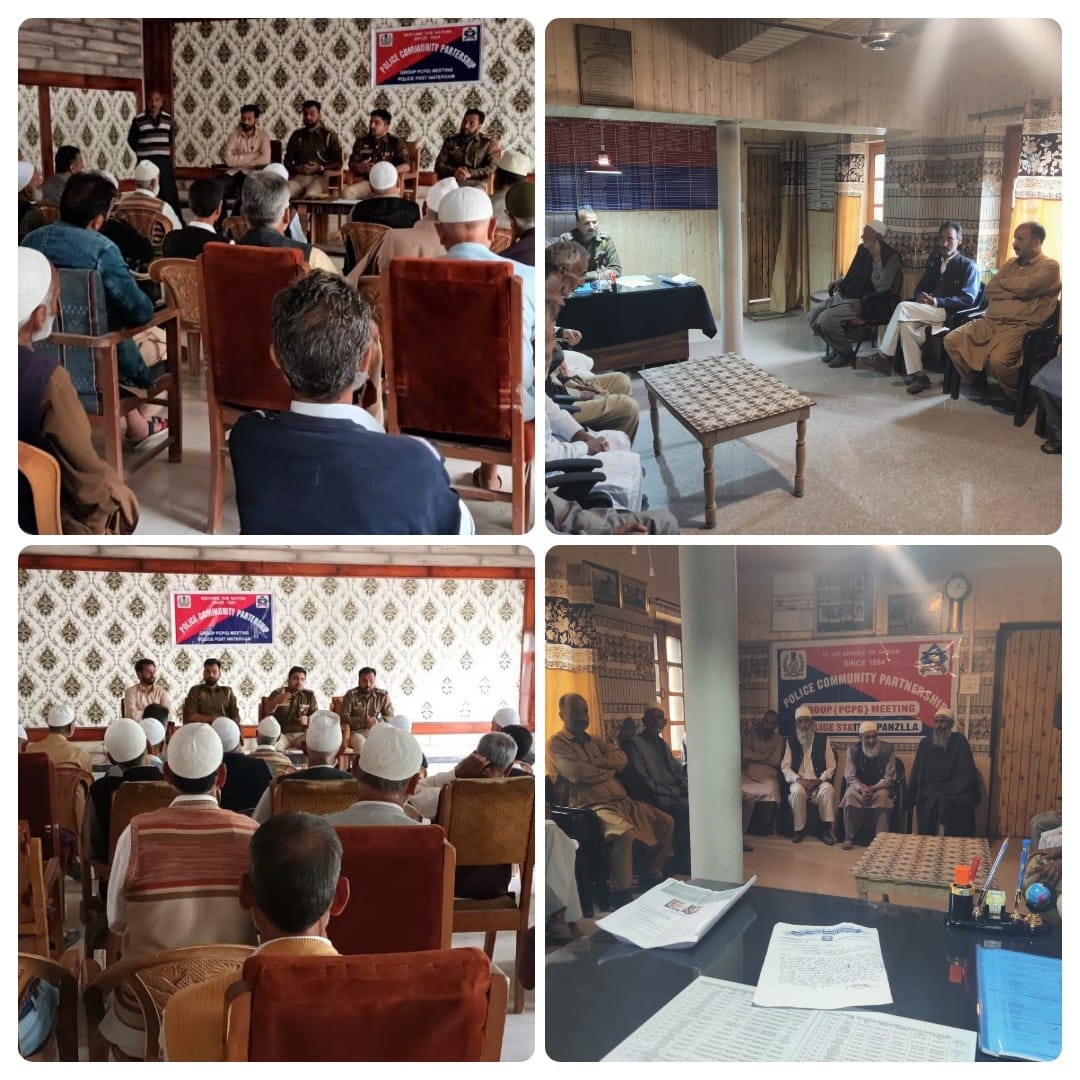 Sopore Police Held PCPG Meetings In Rafiabad