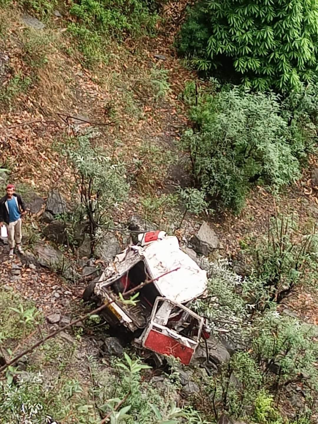 3 Persons Killed, 6 Injured As Passenger Cab Falls Into Gorge In Reasi