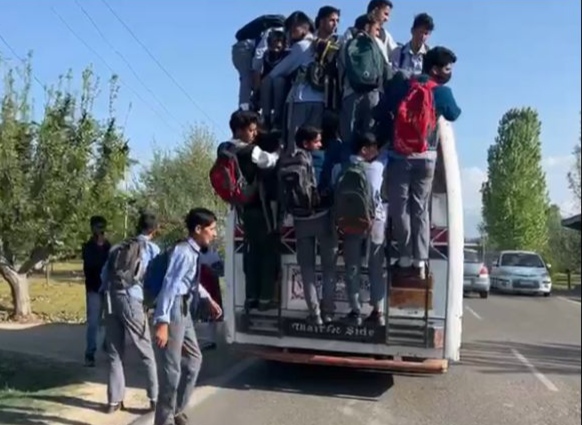 Sopore Police acts tough against Traffic violators