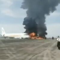 Tibet Airlines’ plane in China veers off runway, catches fire; 25 injured