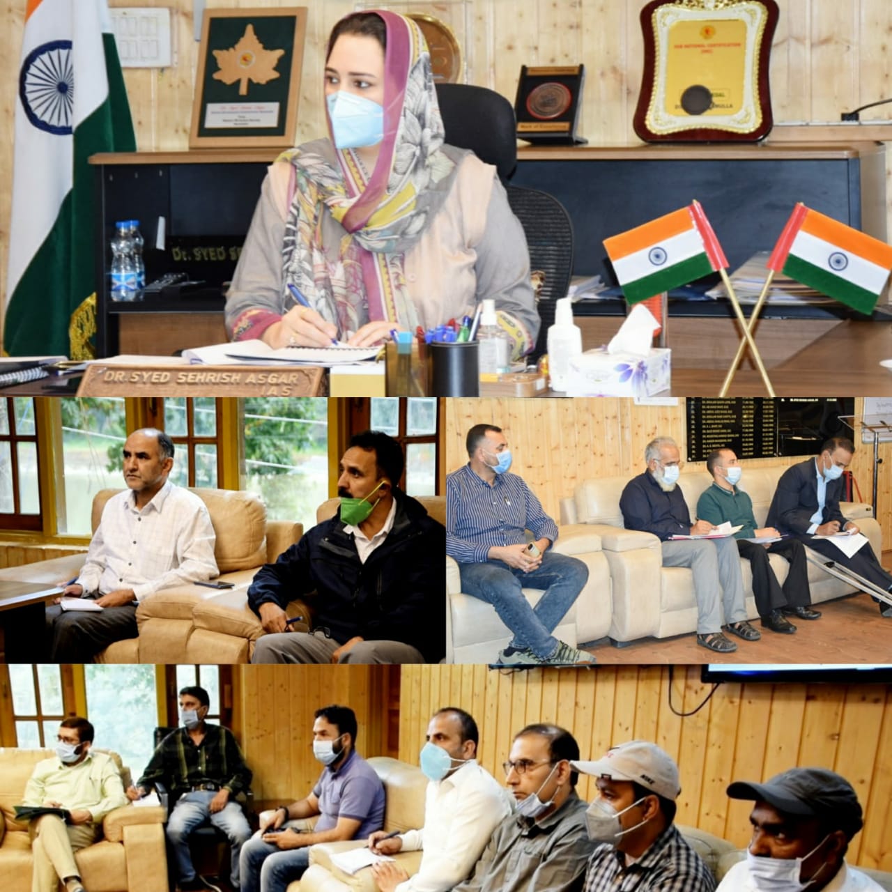 DC B’la Reviews Arrangements for Celebration of “Ujjwal Bharat, Ujjwal Bhavishya”