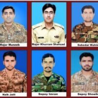 Pakistani military helicopter crashes killing six soldiers