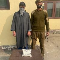 Police arrests drug peddler in Baramulla, contraband substance recovered