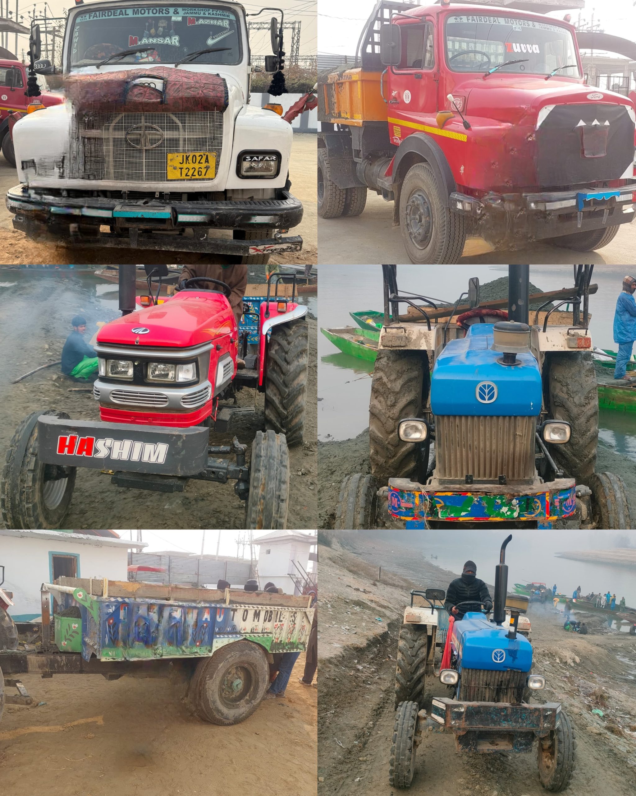 Sopore Police Crack Down on Illegal Mining Activity in River Jhelum